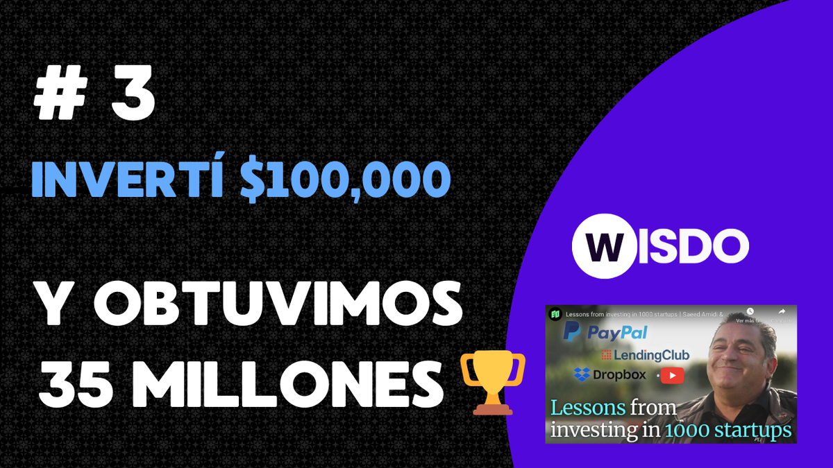 Invertí $100,000 en Dropbox y obtuvimos 35 millones 🏆